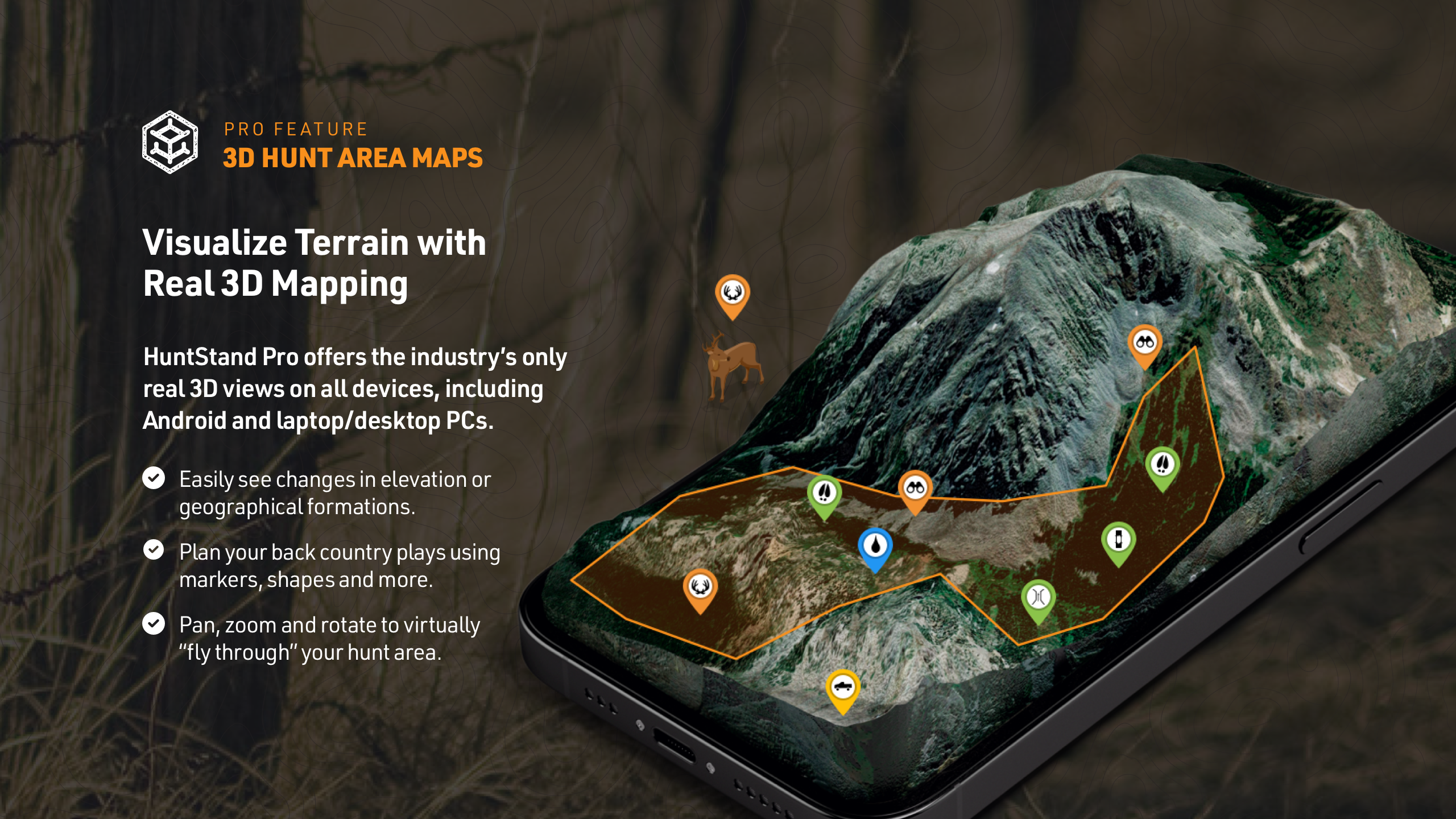 HuntStand: GPS Maps & Tools APK screenshot