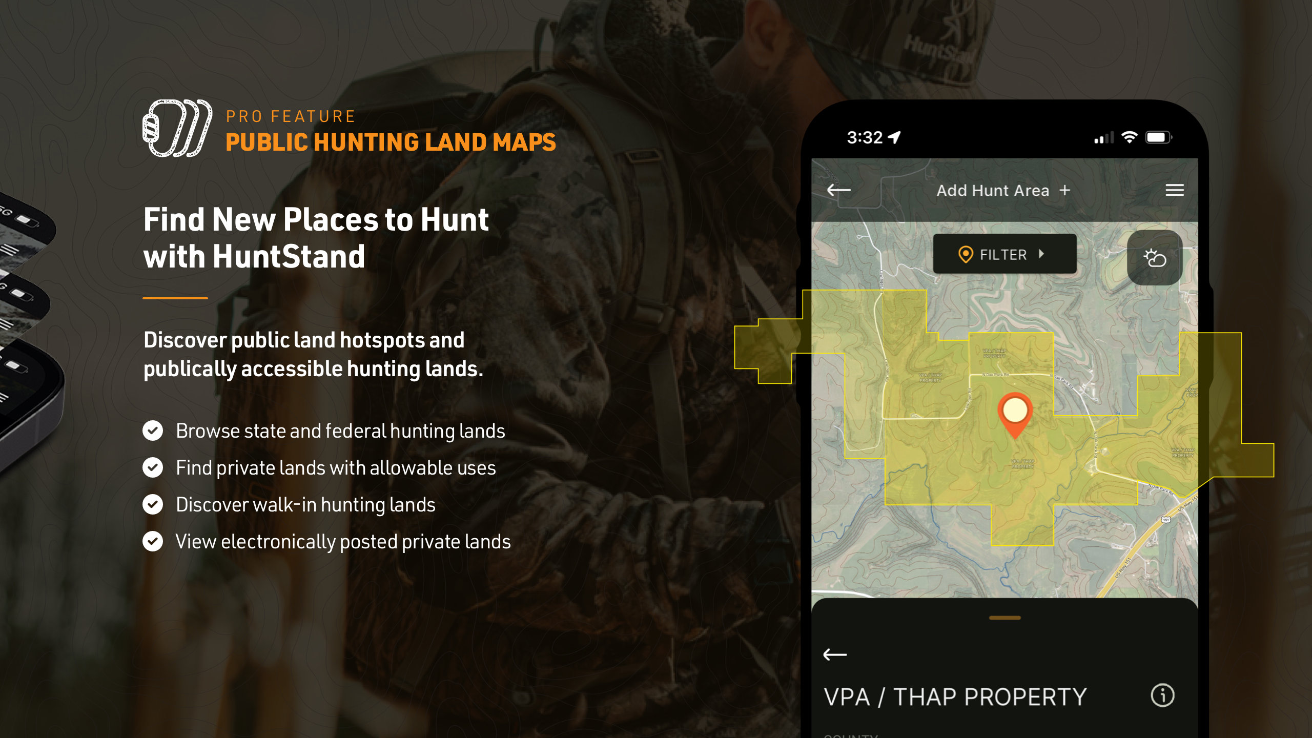 HuntStand: GPS Maps & Tools APK screenshot