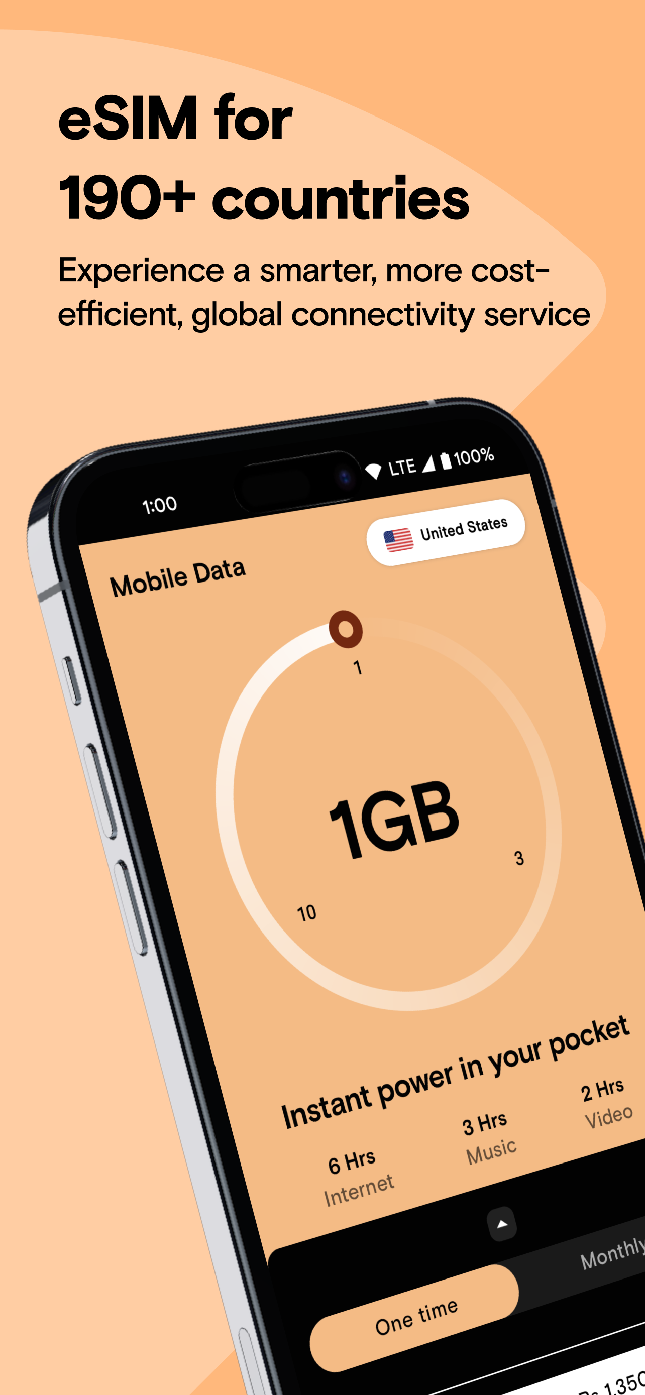 Instabridge: eSIM + Internet screenshot