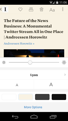 Instapaper APK screenshot