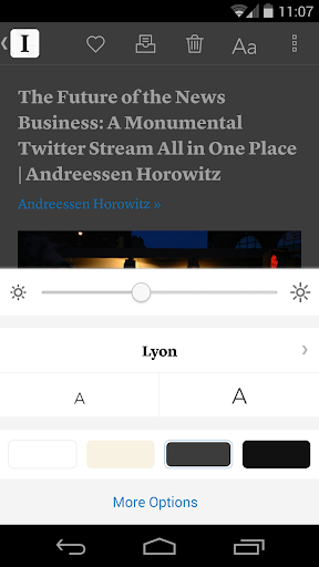 Instapaper APK screenshot