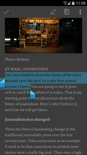 Instapaper APK screenshot