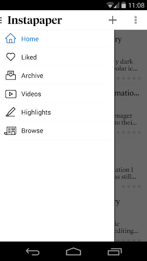 Instapaper APK screenshot
