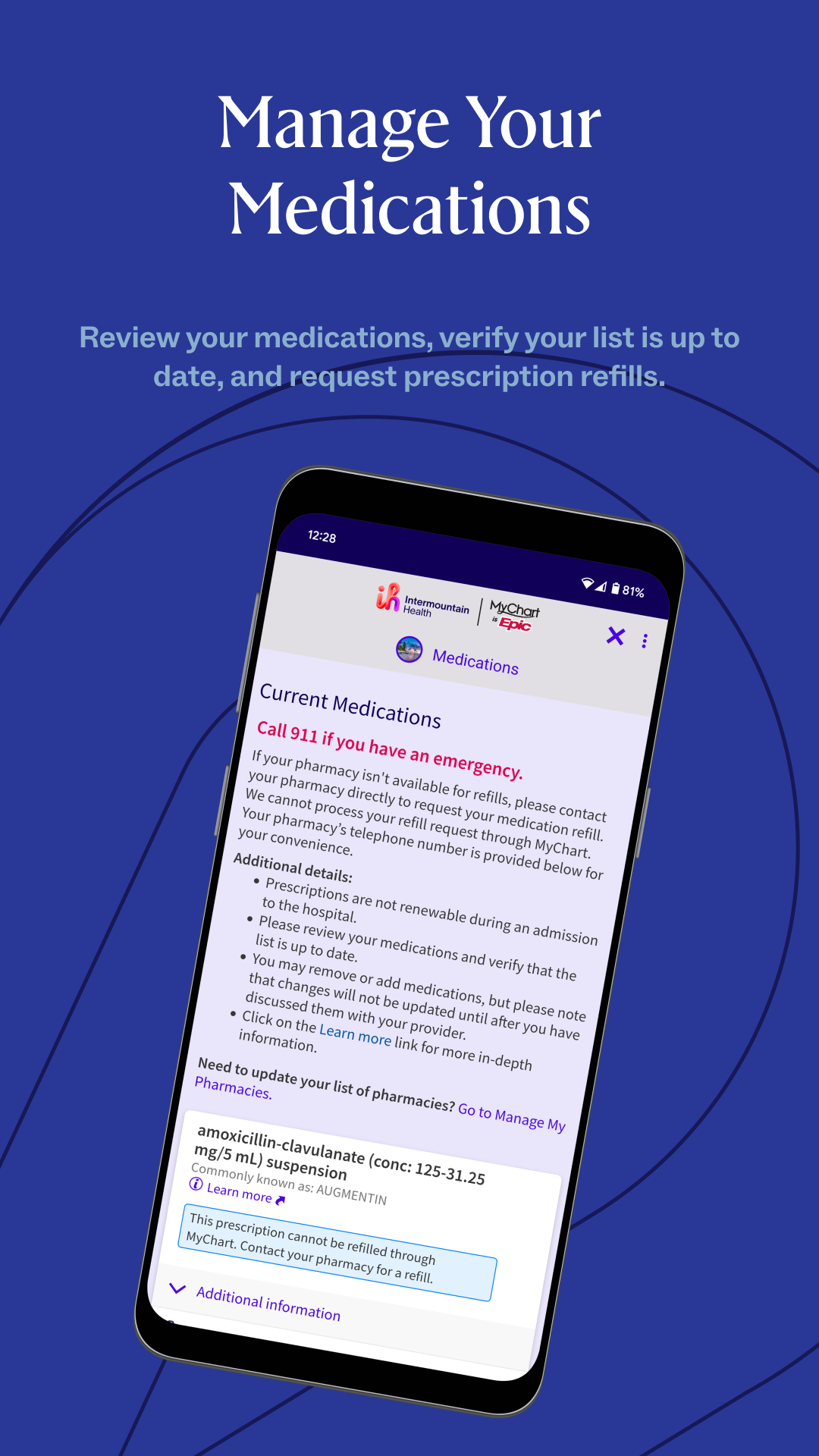 Intermountain Health MyChart APK screenshot