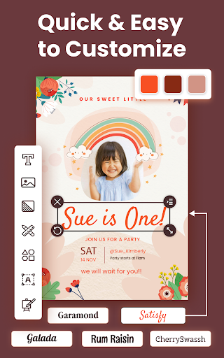 Invitation Maker + RSVP APK screenshot