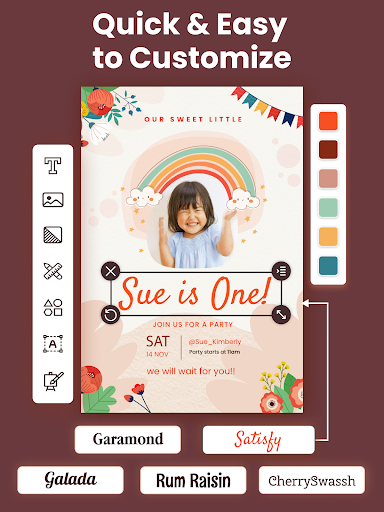 Invitation Maker + RSVP APK screenshot