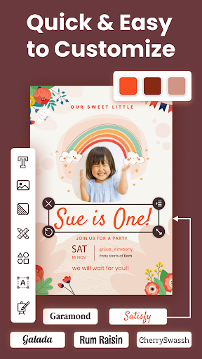 Invitation Maker + RSVP APK screenshot