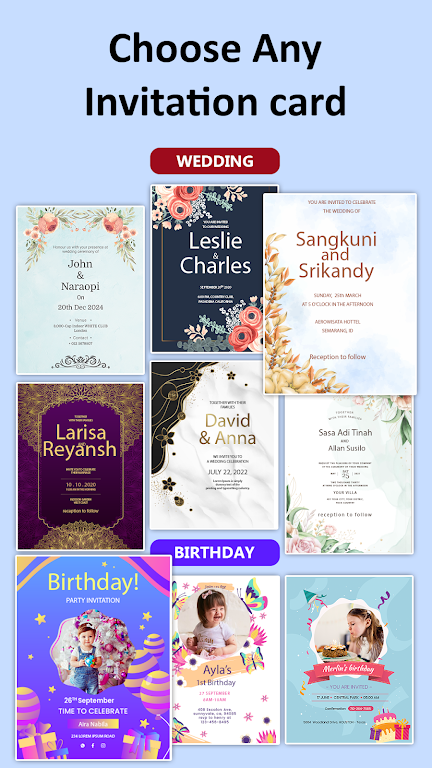 Invitation Maker - Card Design APK screenshot