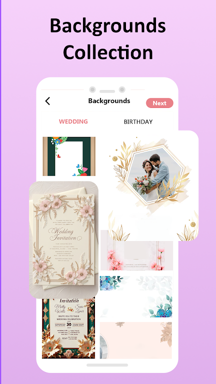 Invitation Maker - Card Design APK screenshot