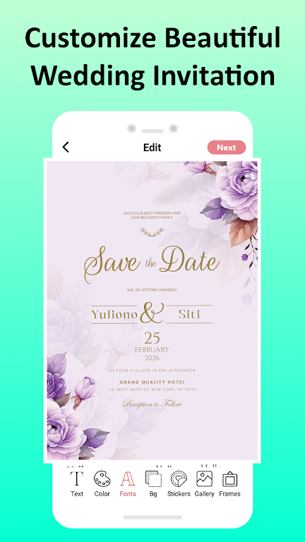 Invitation Maker - Card Design APK screenshot