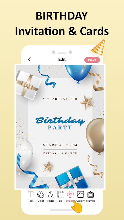 Invitation Maker - Card Design APK screenshot
