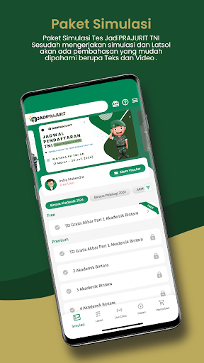 JadiPrajurit APK screenshot