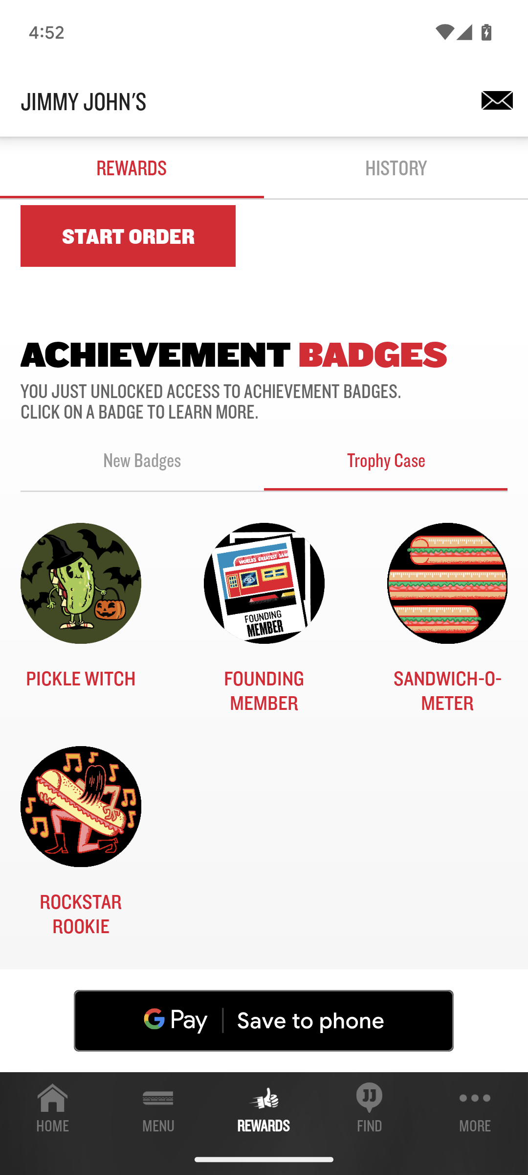 Jimmy John's Sandwiches APK screenshot