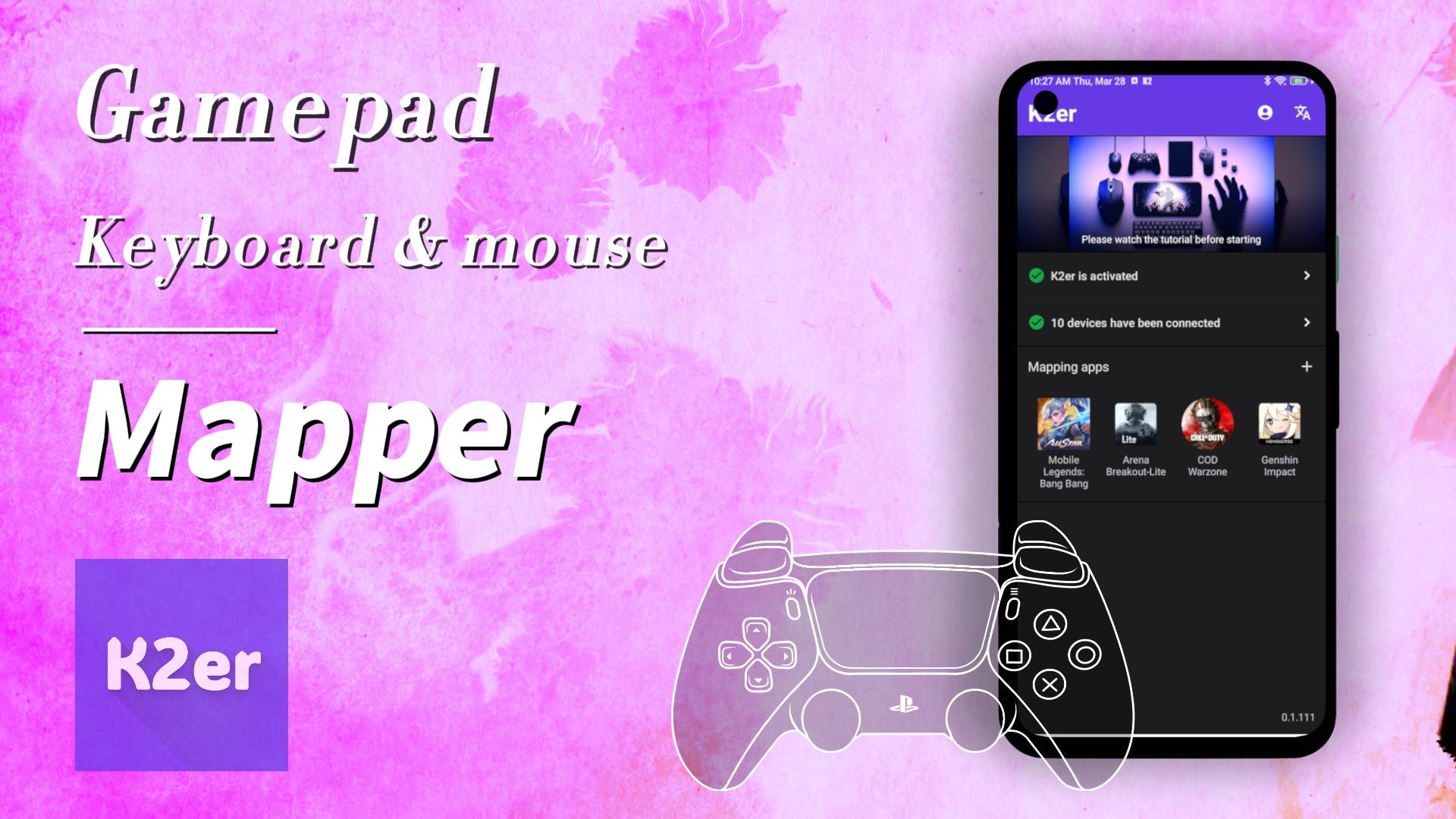 K2er - Gamepad Keyboard Mapper APK screenshot
