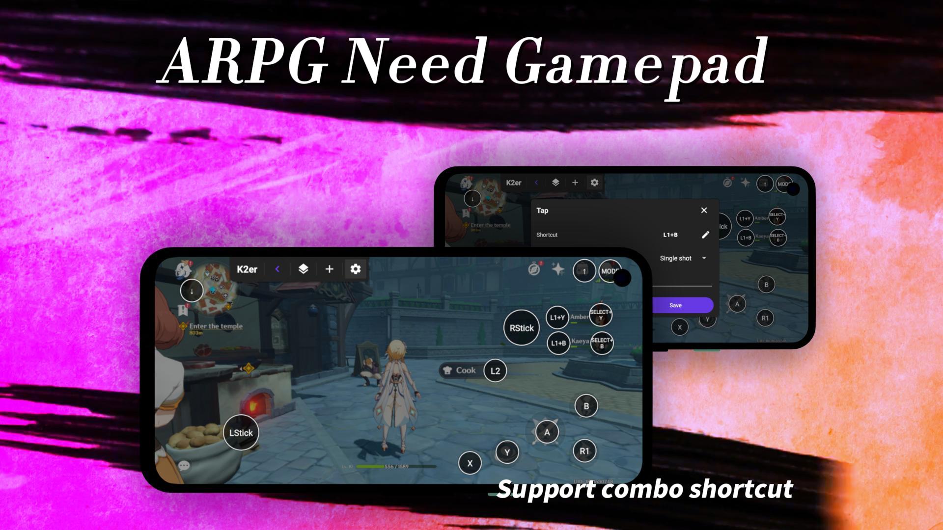 K2er - Gamepad Keyboard Mapper APK screenshot