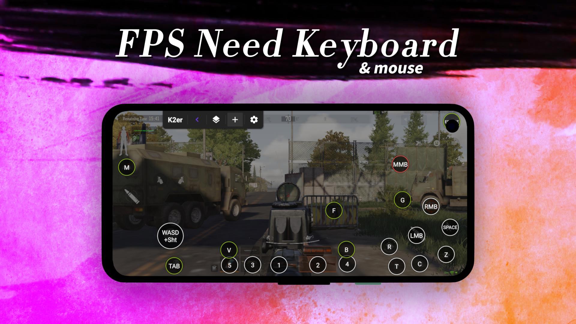 K2er - Gamepad Keyboard Mapper APK screenshot