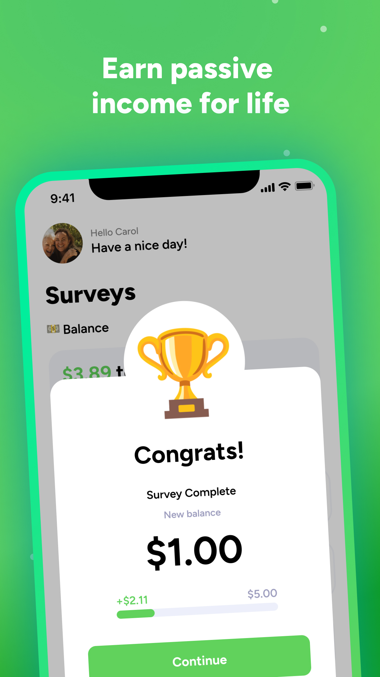 Kaching - Cash for Surveys APK screenshot