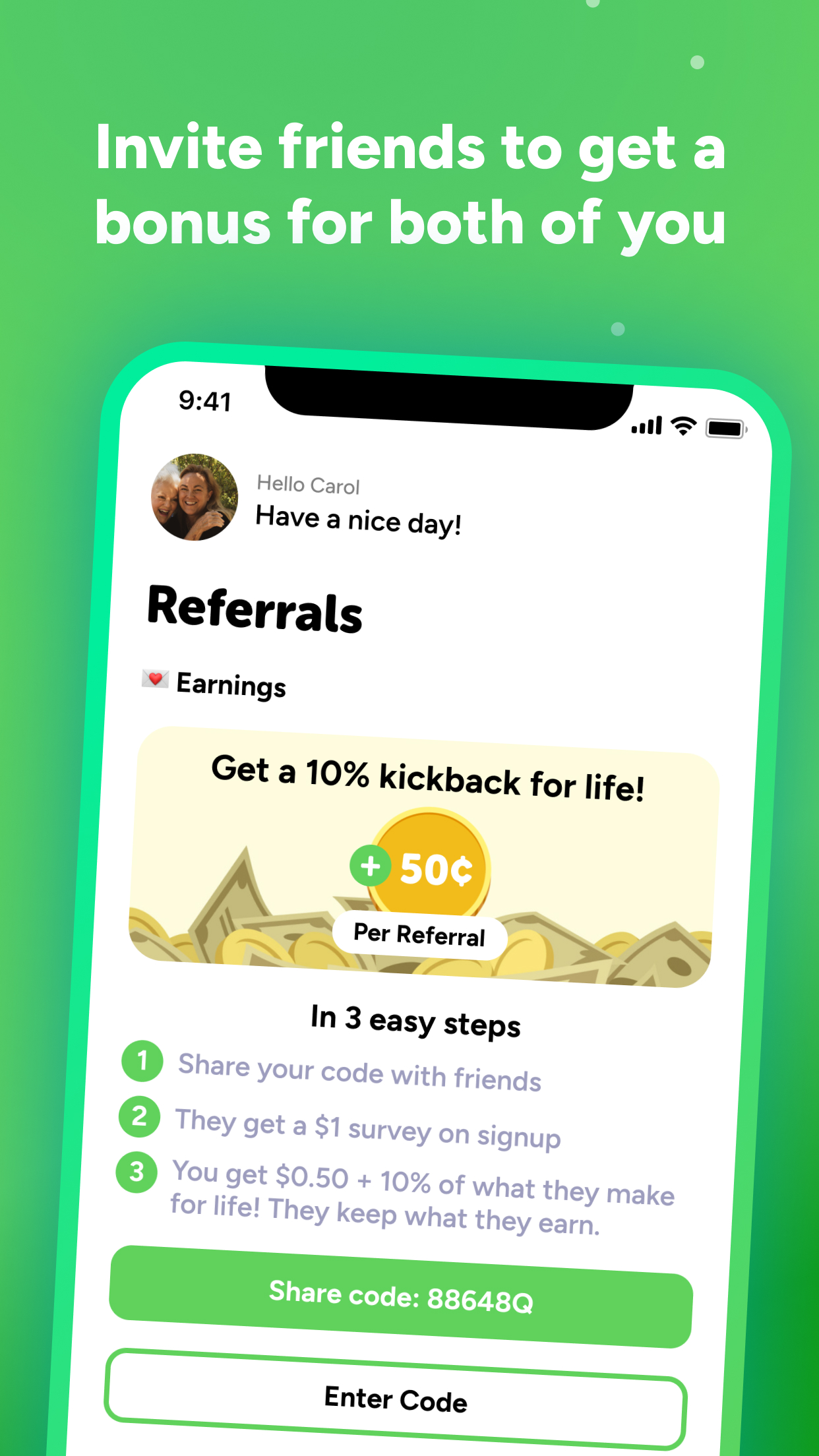 Kaching - Cash for Surveys APK screenshot