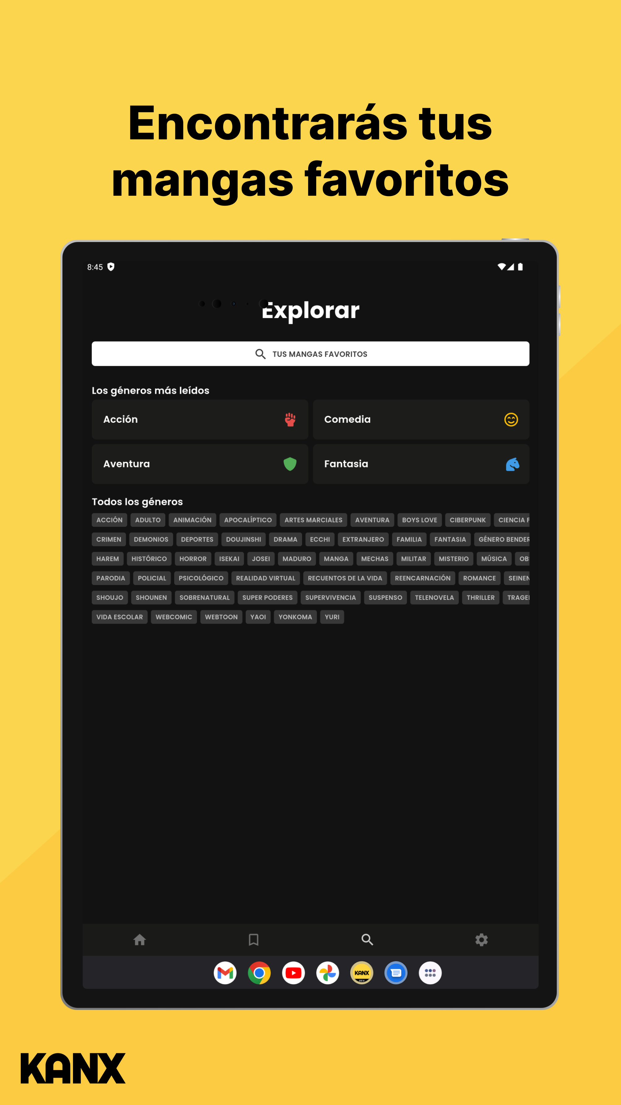 KanX - Mangas en Español APK screenshot