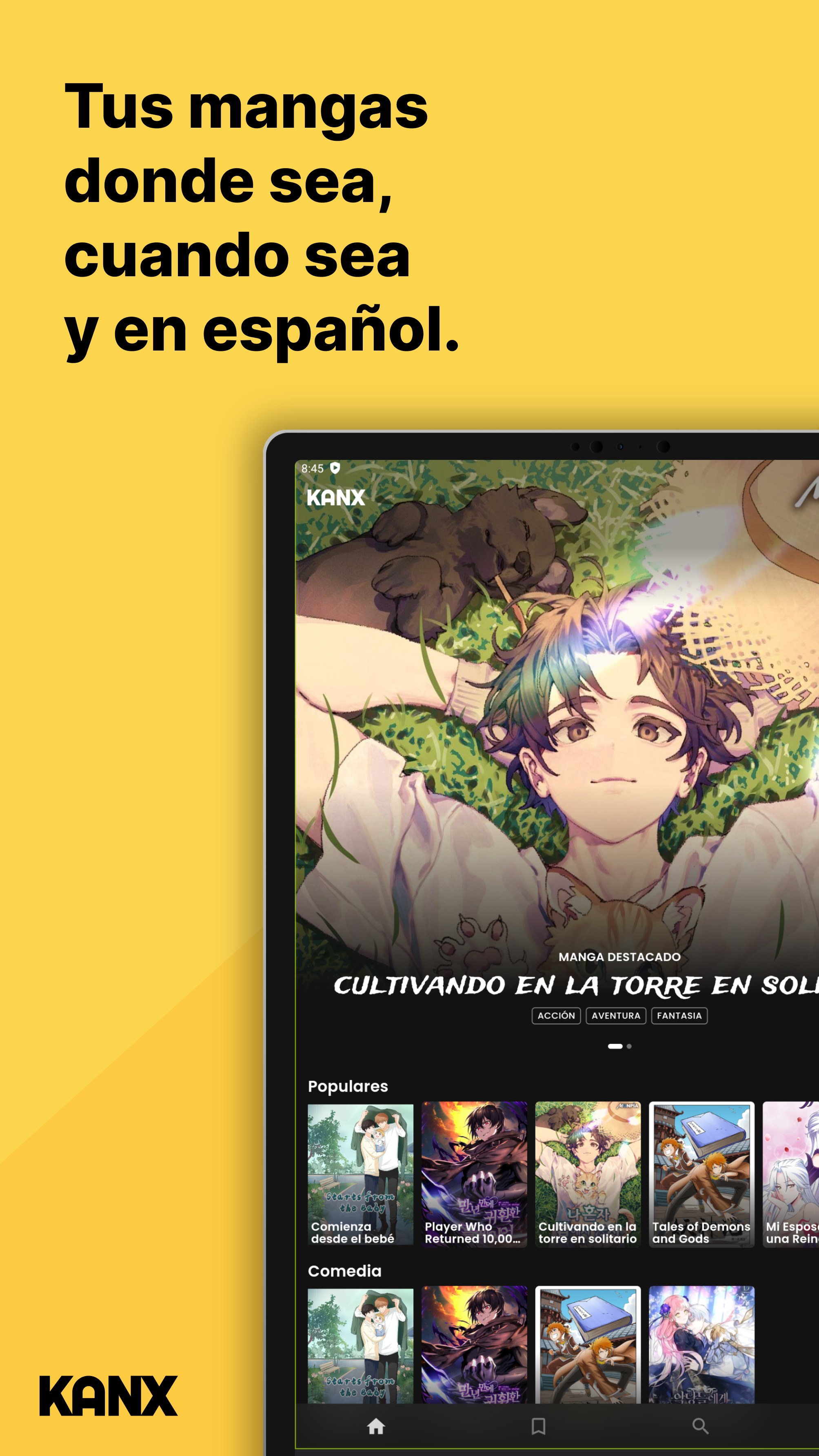 KanX - Mangas en Español APK screenshot