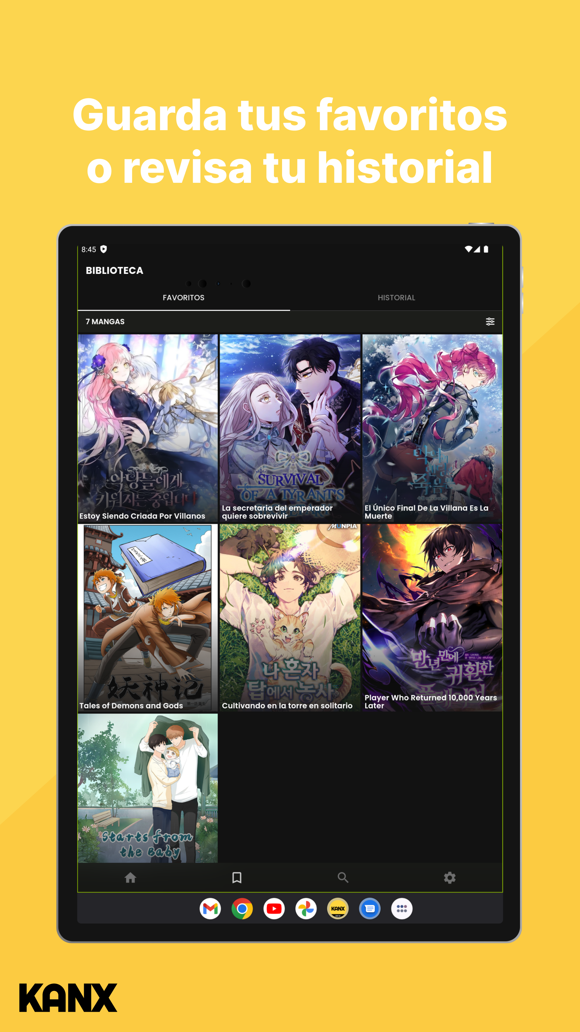 KanX - Mangas en Español APK screenshot