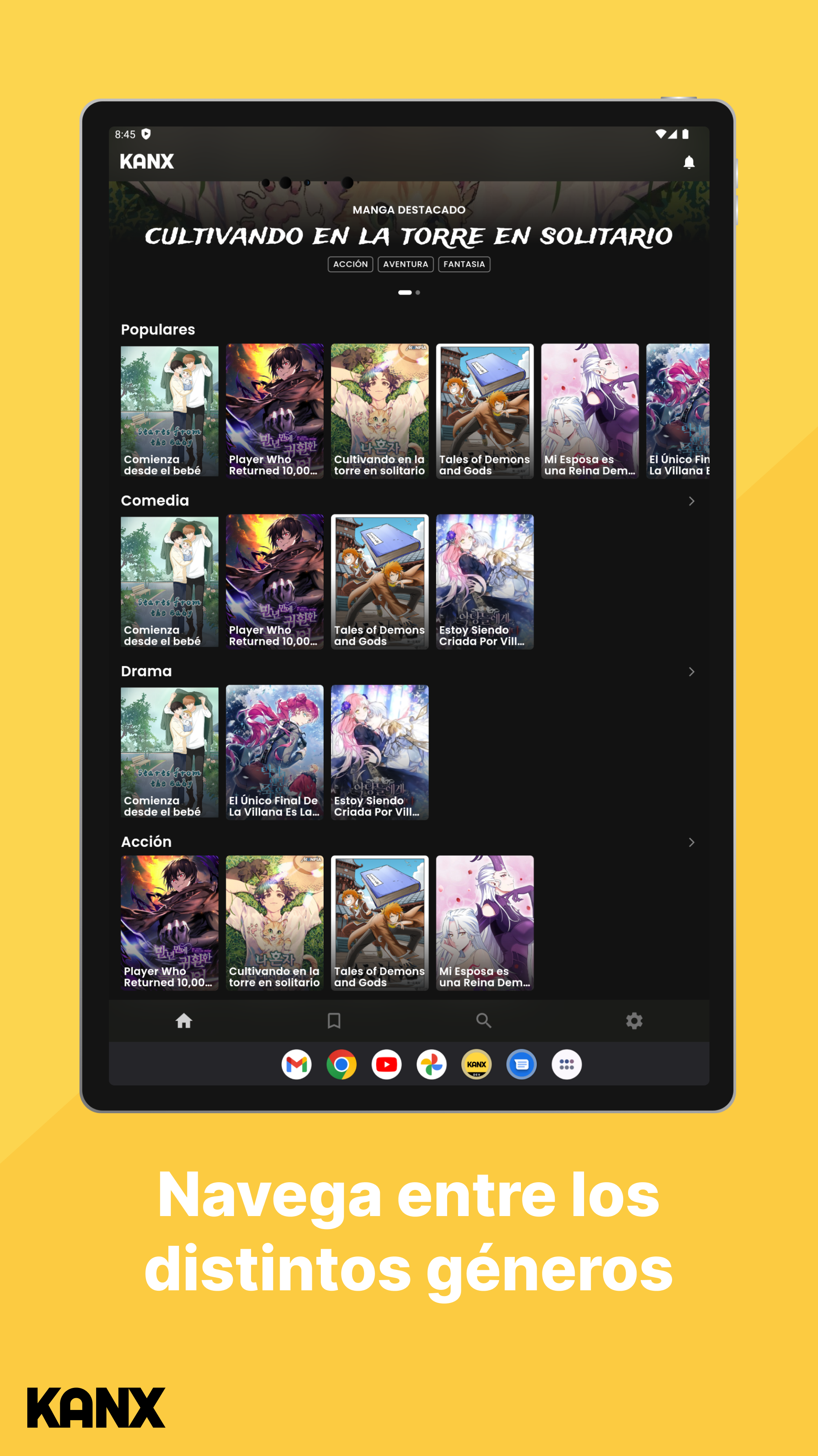 KanX - Mangas en Español APK screenshot