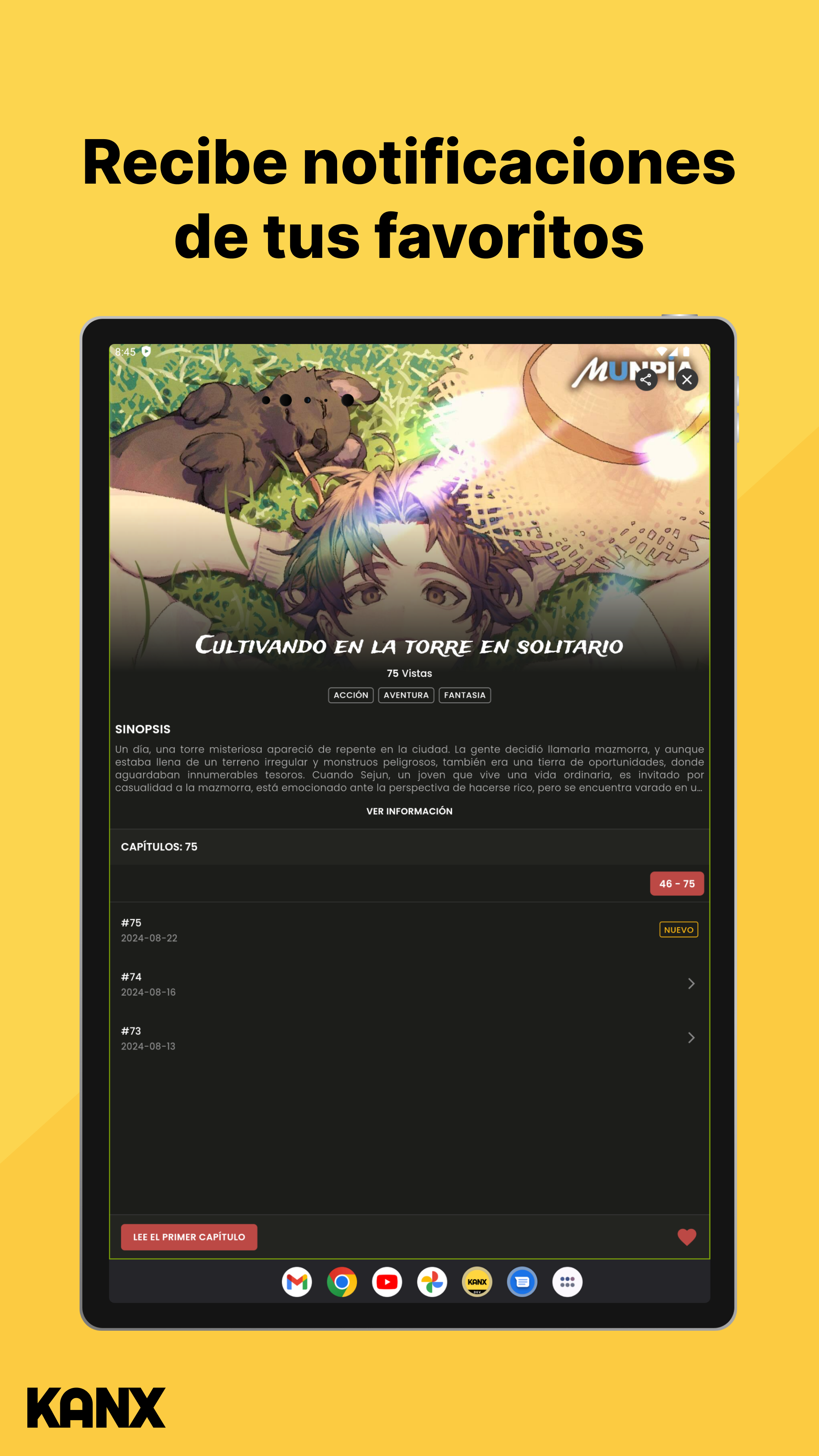 KanX - Mangas en Español APK screenshot