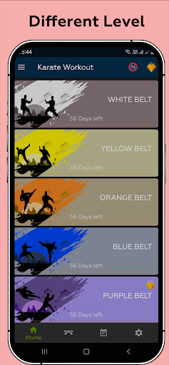 Karate Workout At Home APK screenshot