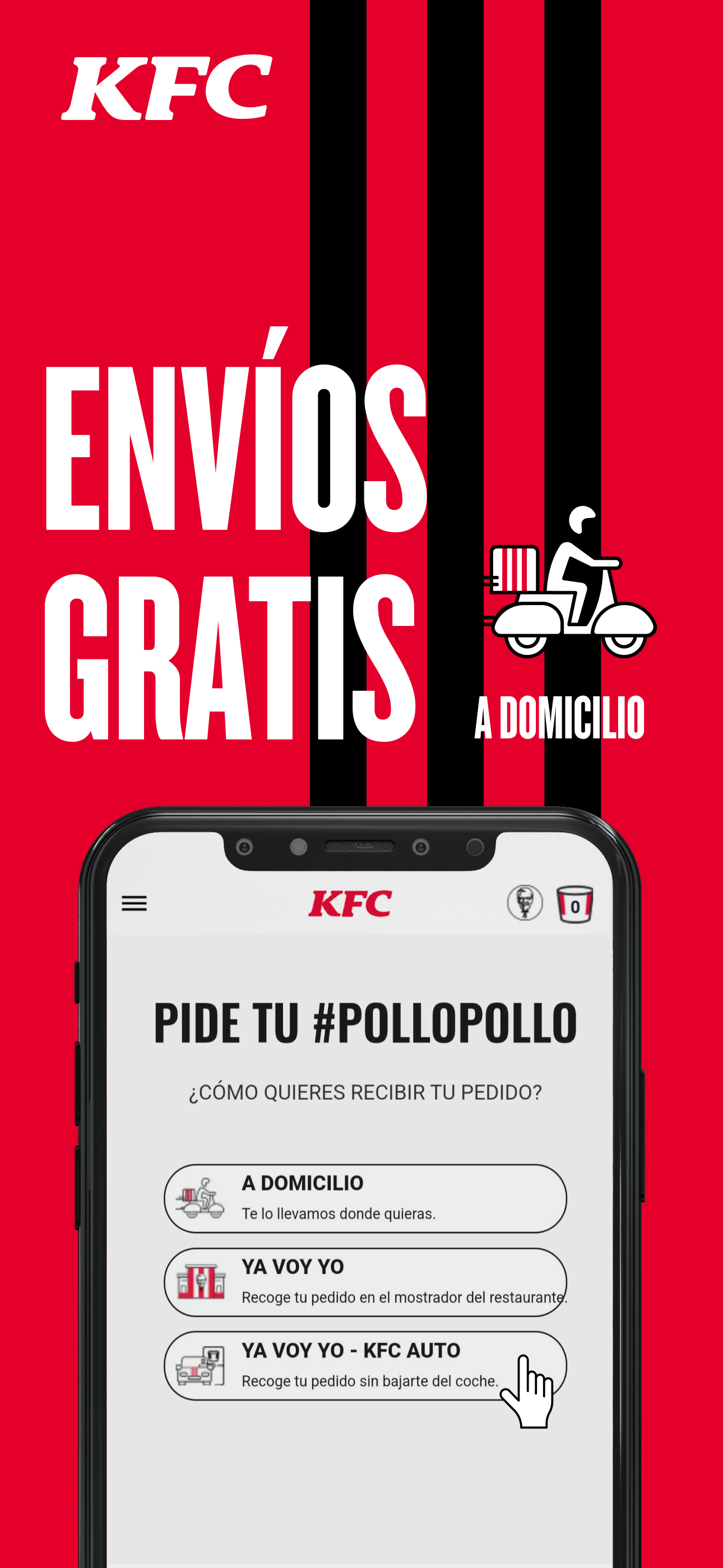 KFC España screenshot