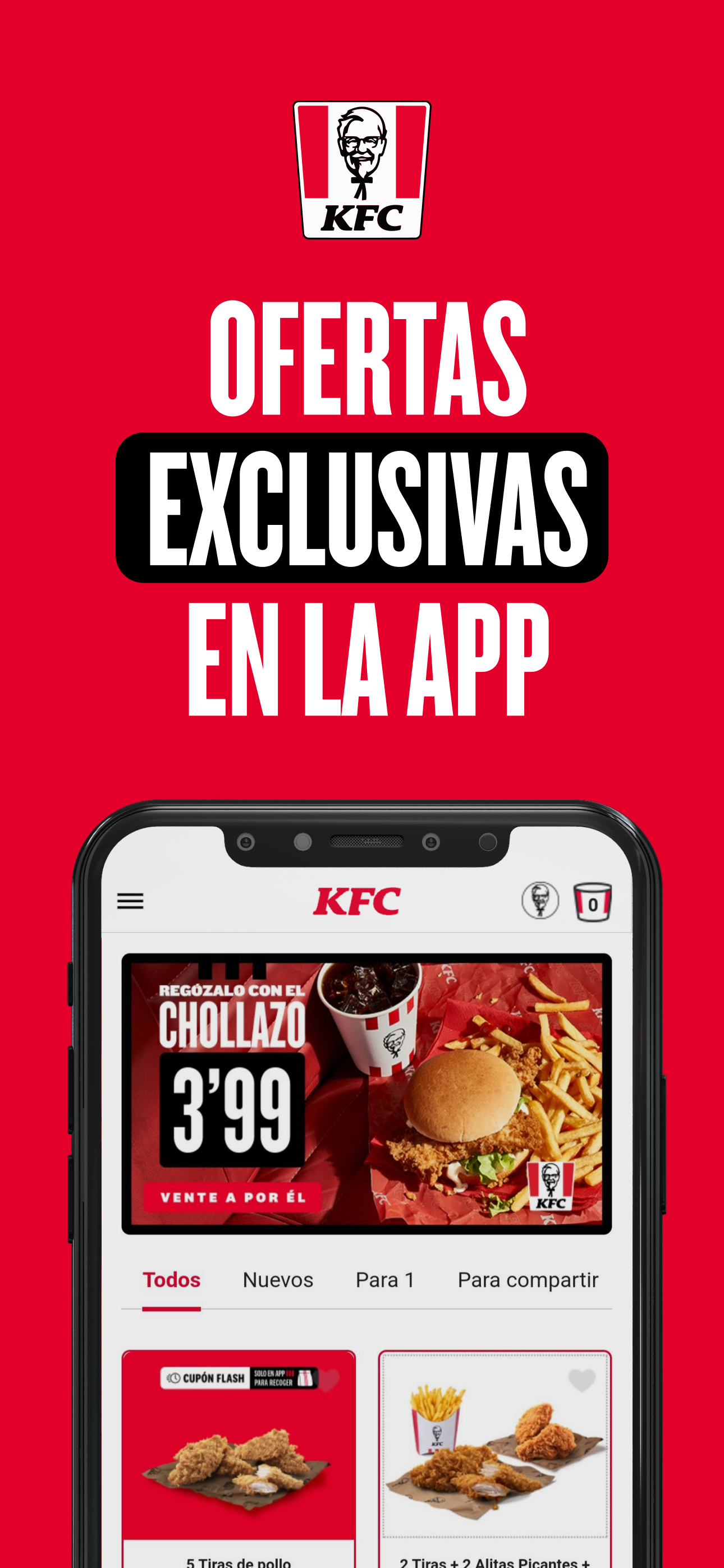 KFC España screenshot