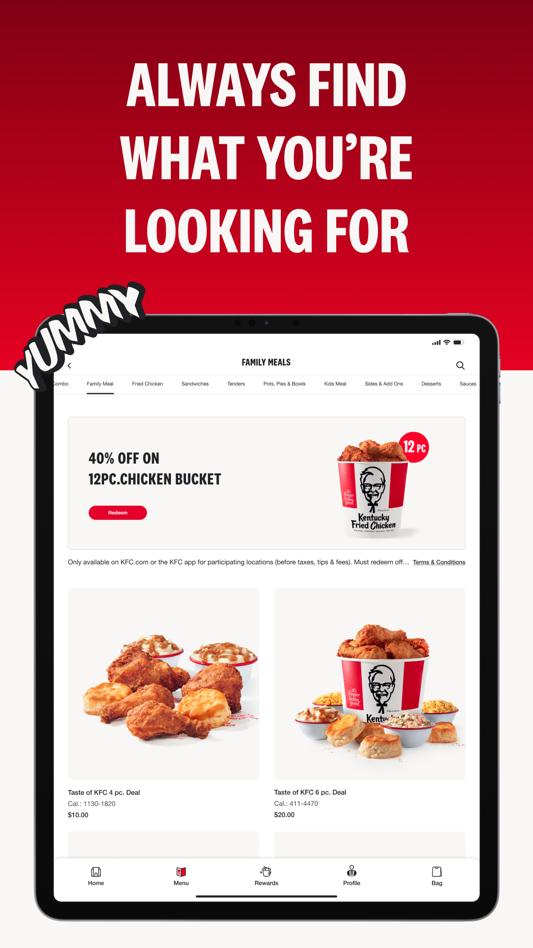 KFC US - Ordering App APK screenshot