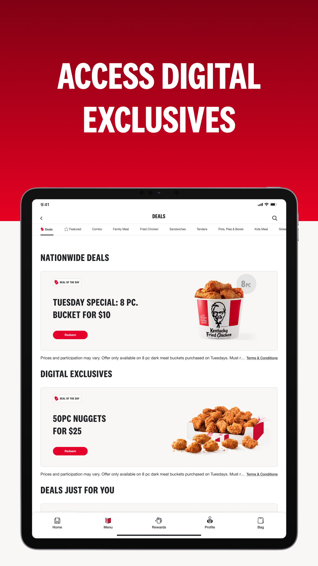 KFC US - Ordering App APK screenshot
