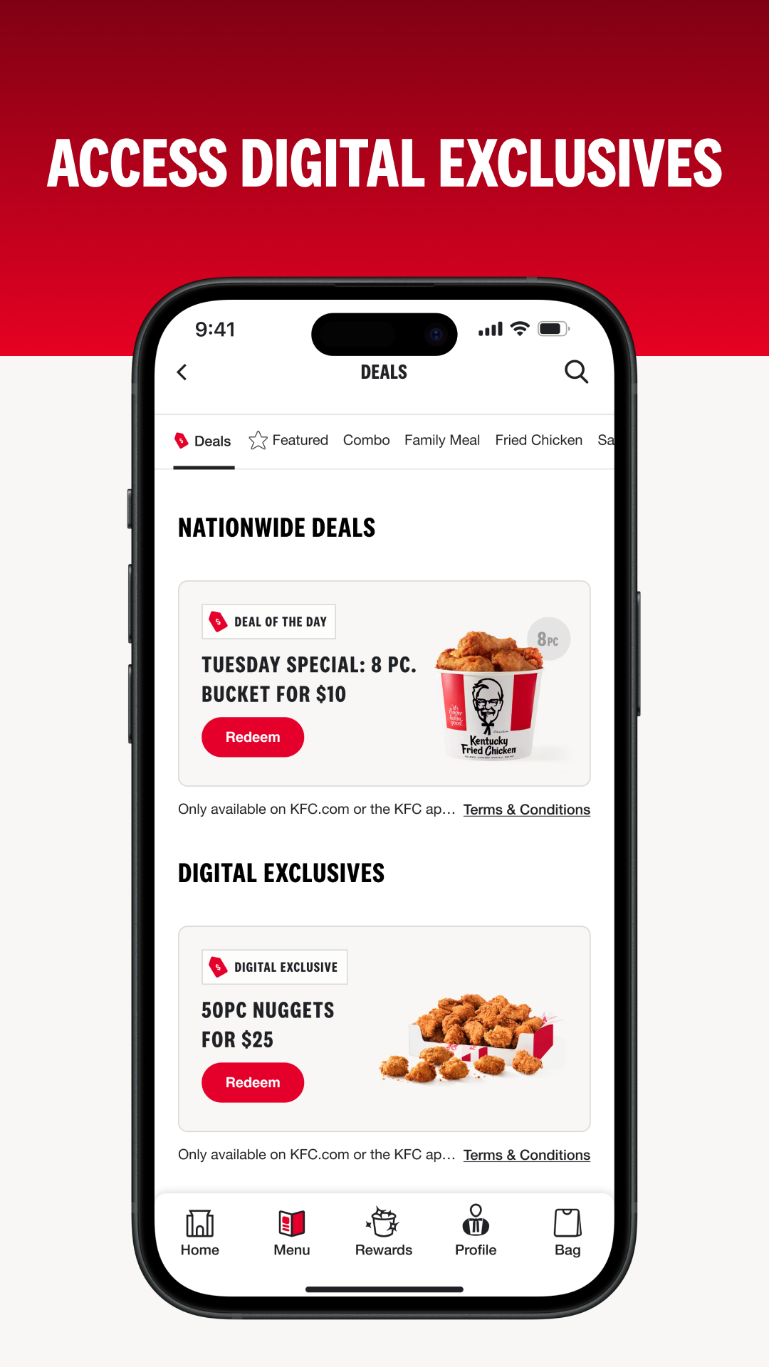KFC US - Ordering App APK screenshot