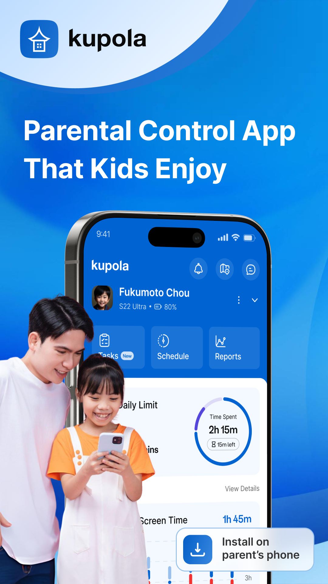 Kupola Parental Control App APK screenshot