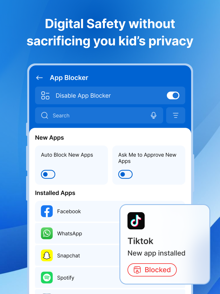 Kupola Parental Control App APK screenshot