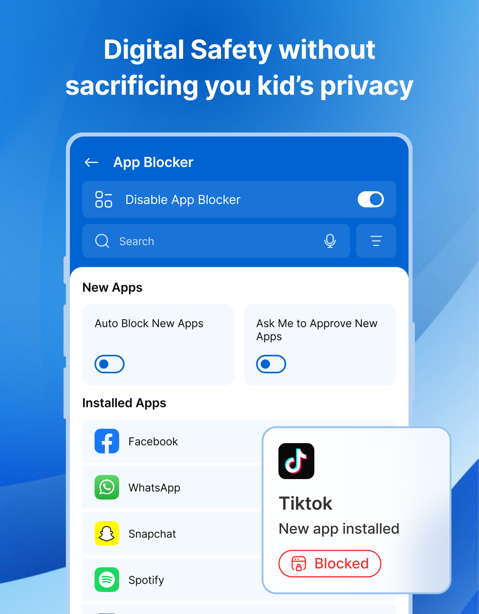 Kupola Parental Control App APK screenshot