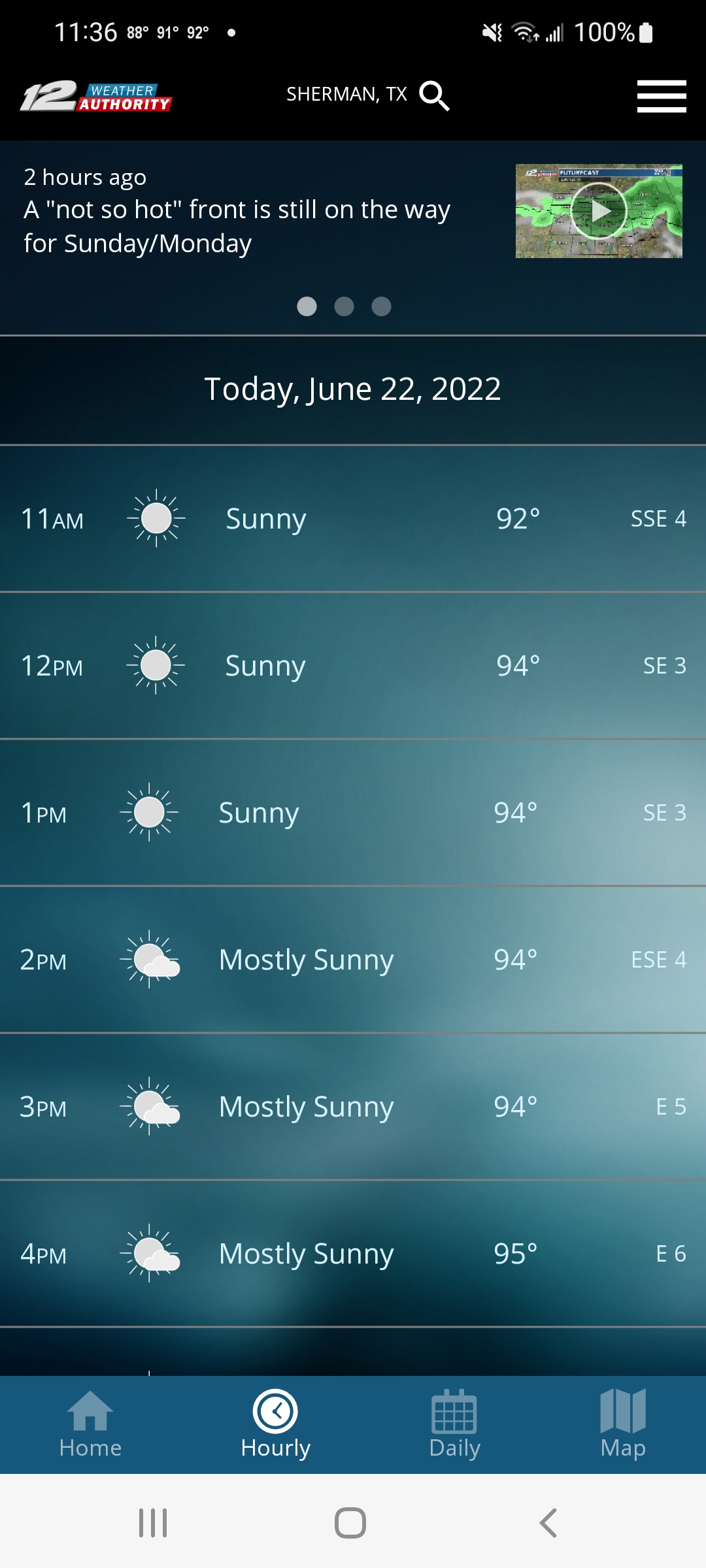 KXII Weather Authority App APK screenshot