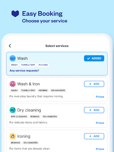 Laundryheap: On-Demand Laundry APK screenshot