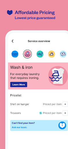 Laundryheap: On-Demand Laundry APK screenshot