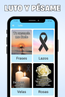 Lazos de luto para fotos APK screenshot