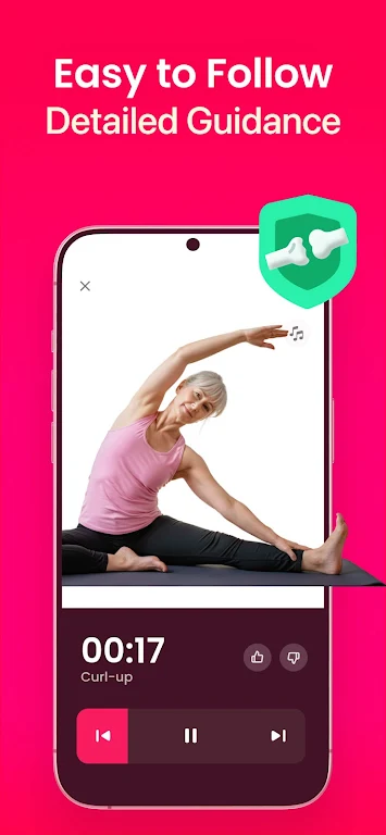 LazyFit: Chair Yoga & Pilates APK screenshot