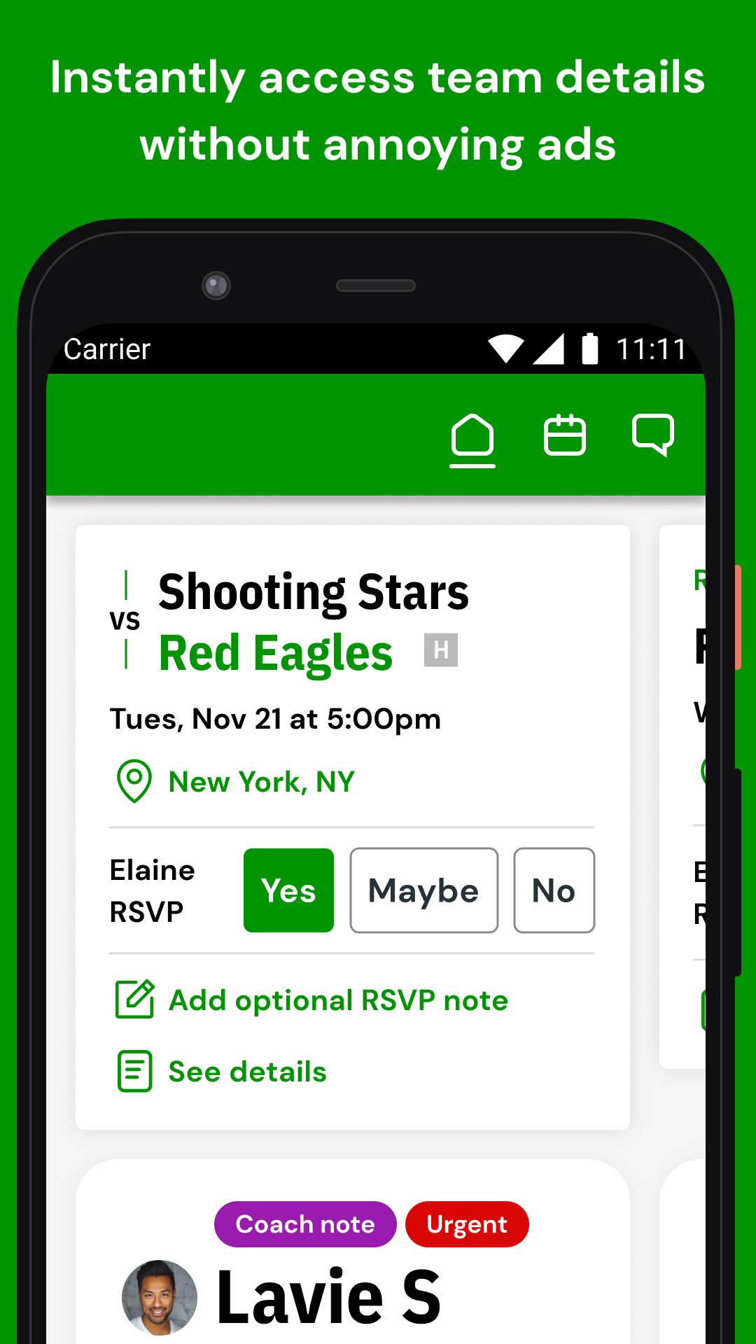 LeagueApps Play APK screenshot