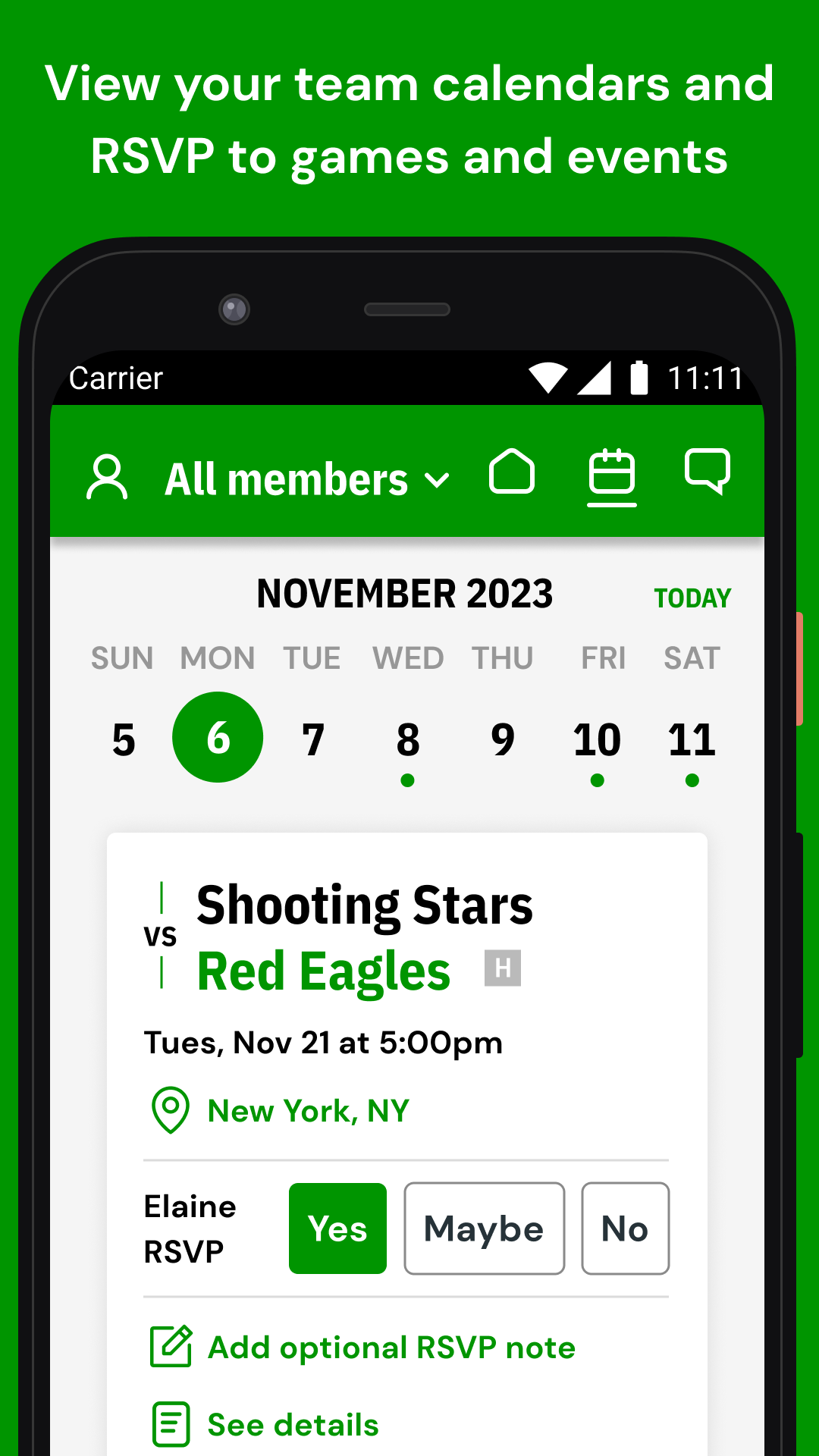 LeagueApps Play APK screenshot