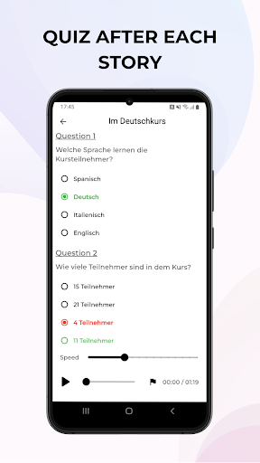 Learn German: Listen and Read APK screenshot