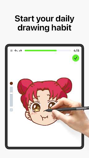 Learn how to draw - ArtWorkout APK screenshot
