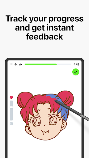 Learn how to draw - ArtWorkout APK screenshot