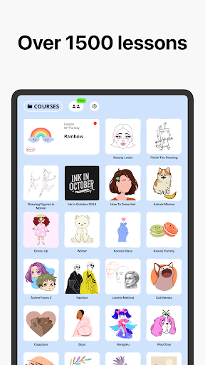 Learn how to draw - ArtWorkout APK screenshot