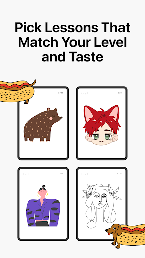 Learn how to draw - ArtWorkout APK screenshot