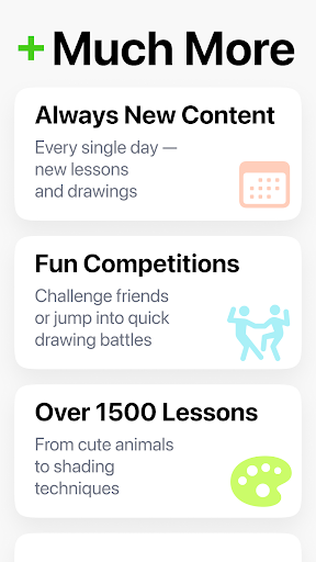 Learn how to draw - ArtWorkout APK screenshot