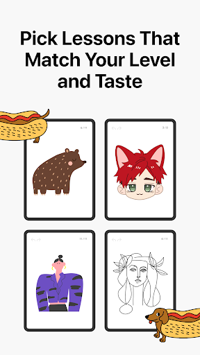 Learn how to draw - ArtWorkout APK screenshot